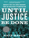 Cover image for Until Justice Be Done